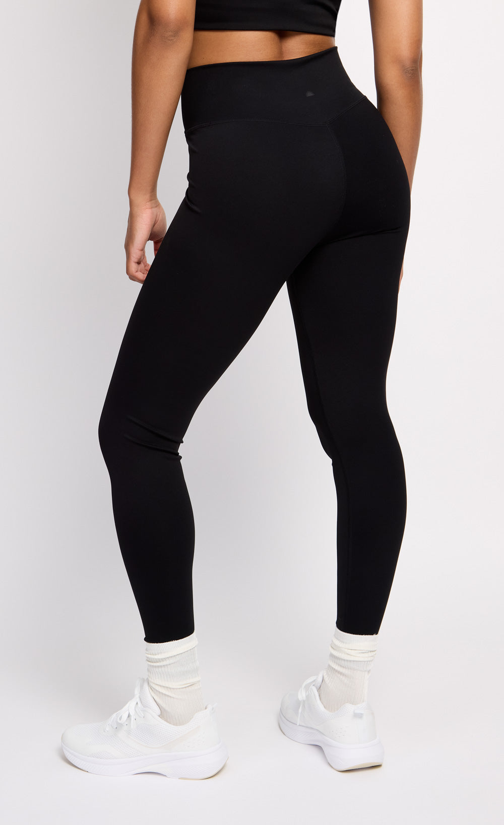 Black Active Cross Front Legging