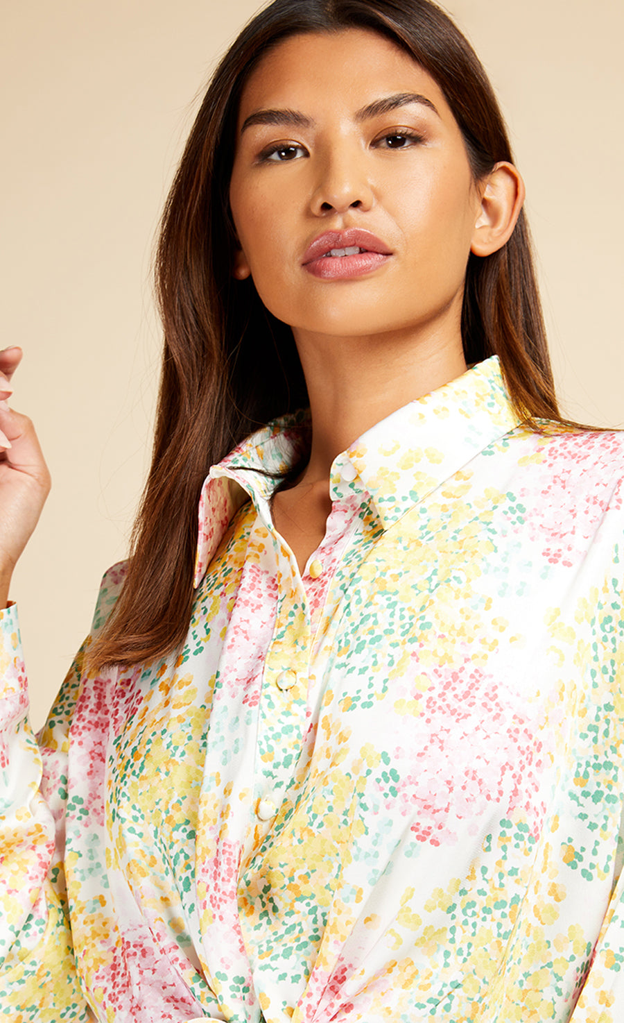 Blossom Tie Front Shirt