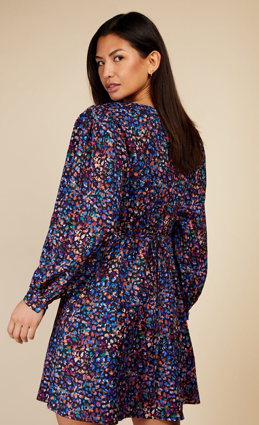 Animal Print Mini Dress