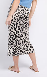 Leopard Print Midi Skirt by Vogue Williams