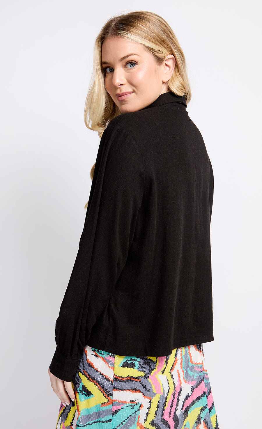 Black Linen Shirt