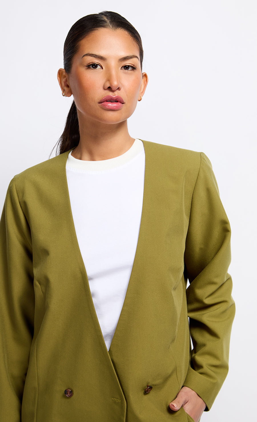Olive Green Blazer