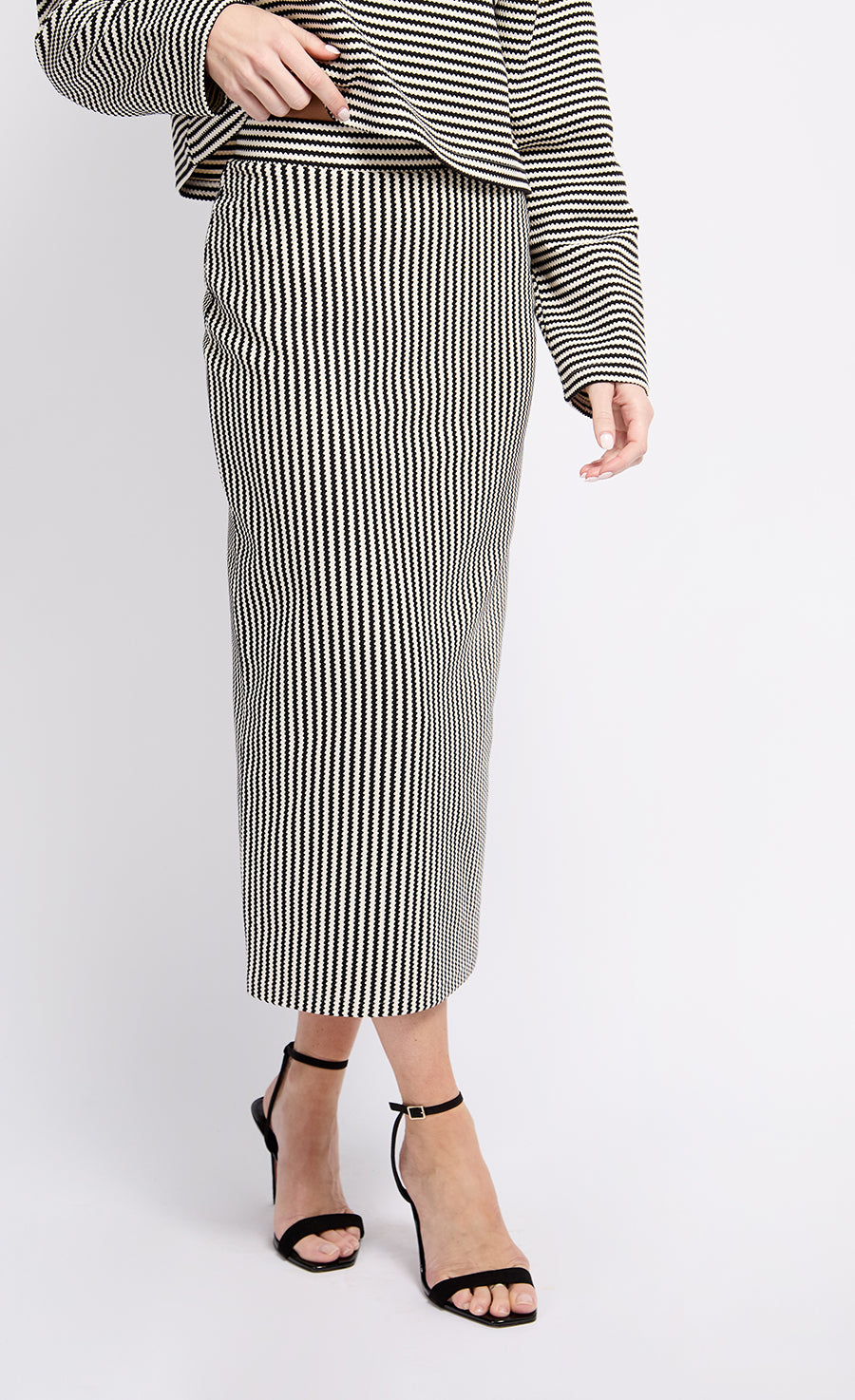 Stripe Midaxi Skirt