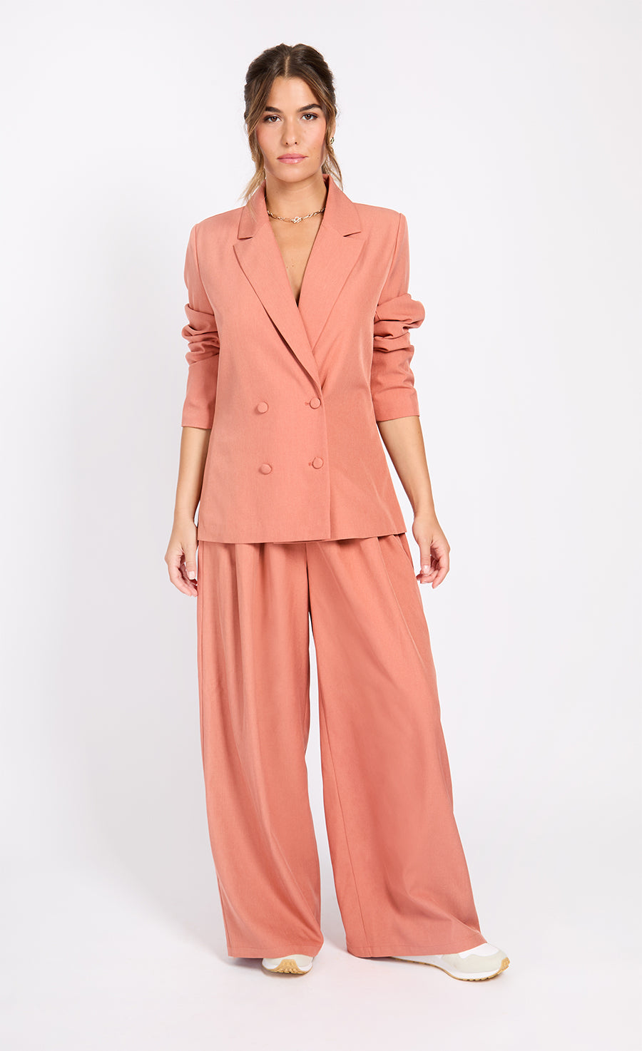 Clay Wide Leg Trousers