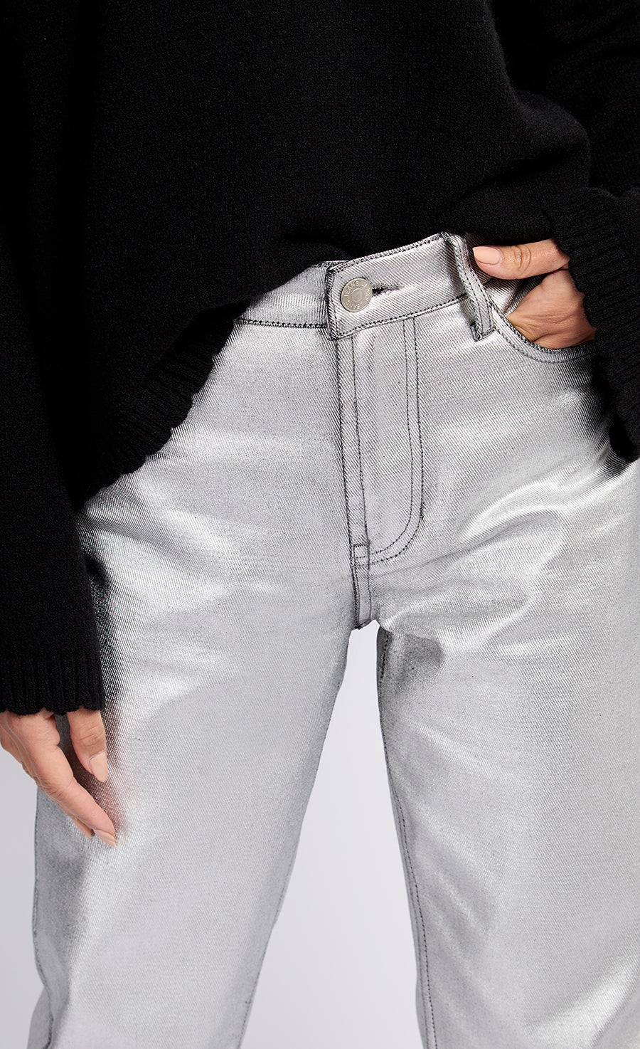 Silver Coated Trousers