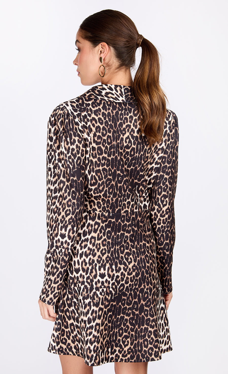 iSKA Leopard Print Mini Dress