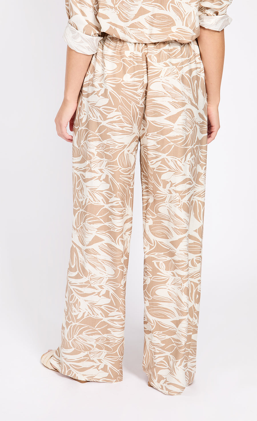 Leaf Print Trousers