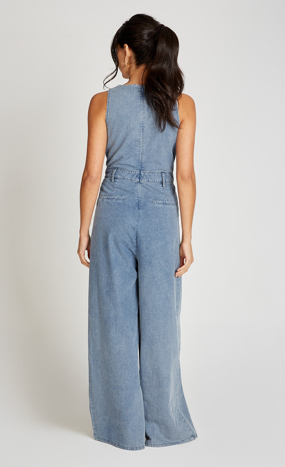 Blue Denim Jumpsuit