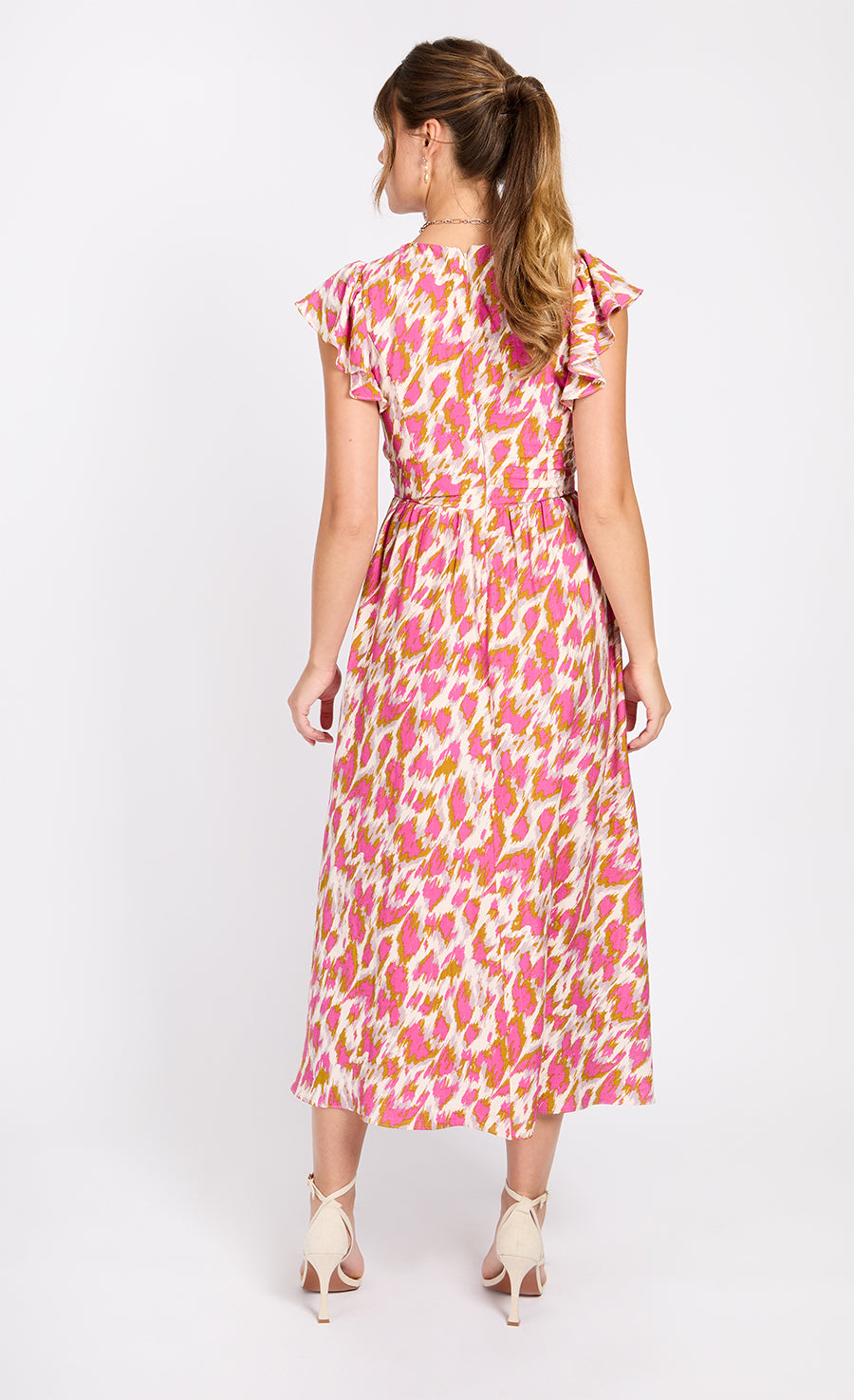 Multi Print Midaxi Dress