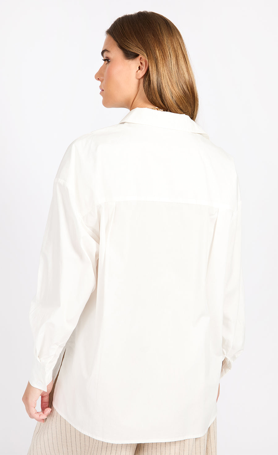 White Shirt With Cotton