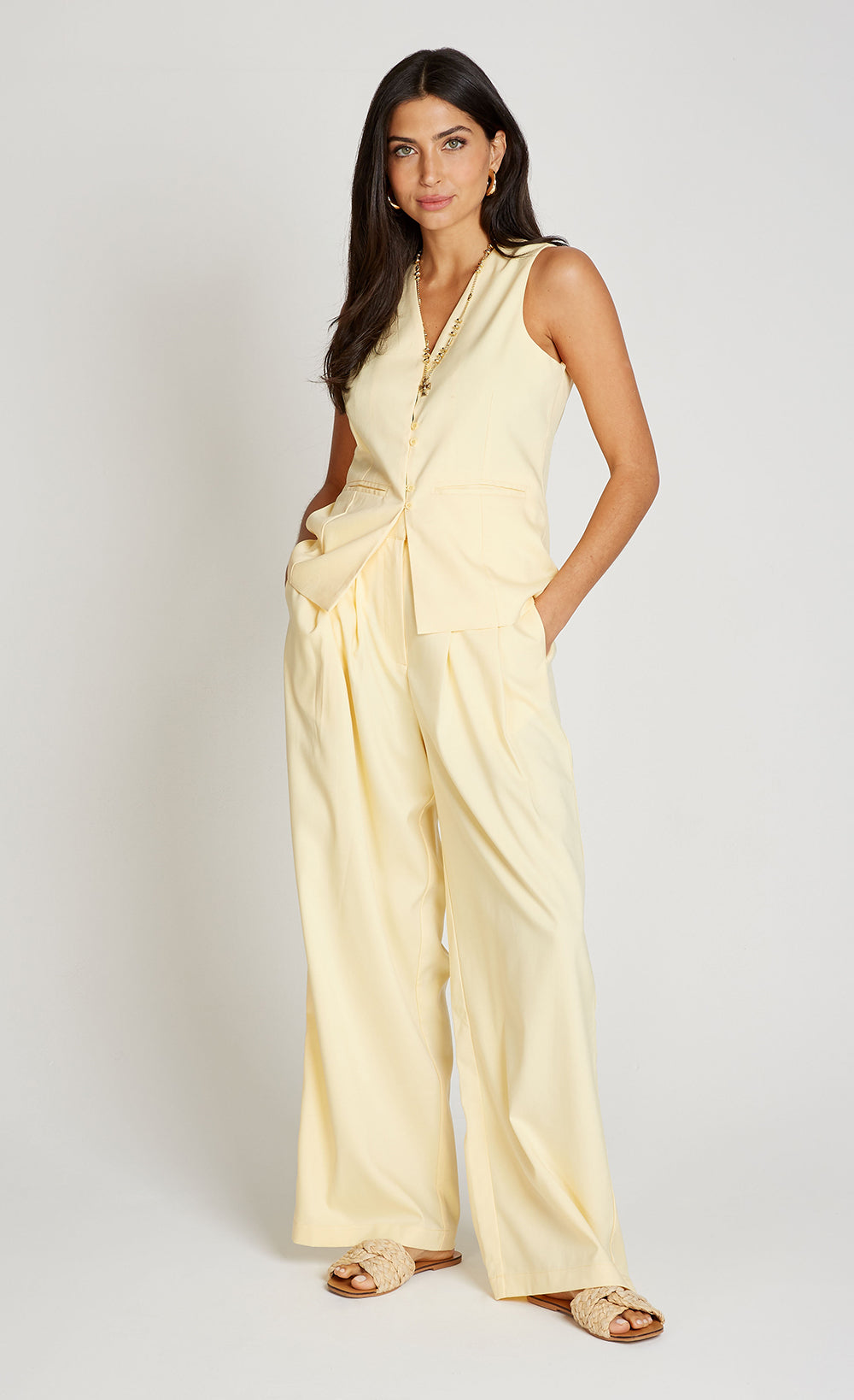 Butter Yellow Waistcoat