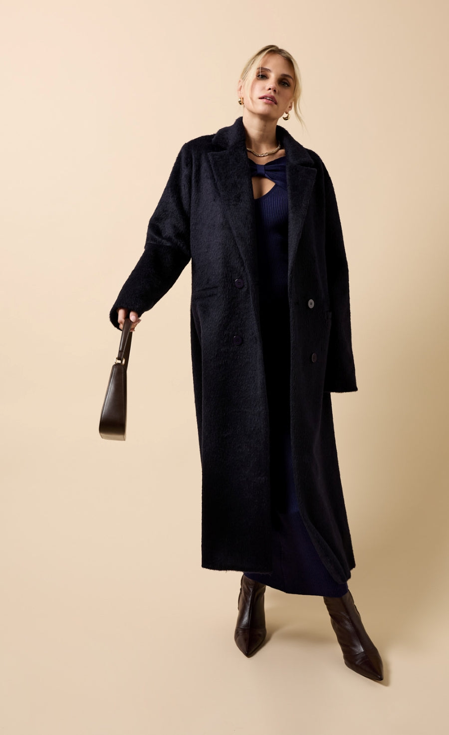 Elea Navy Coat