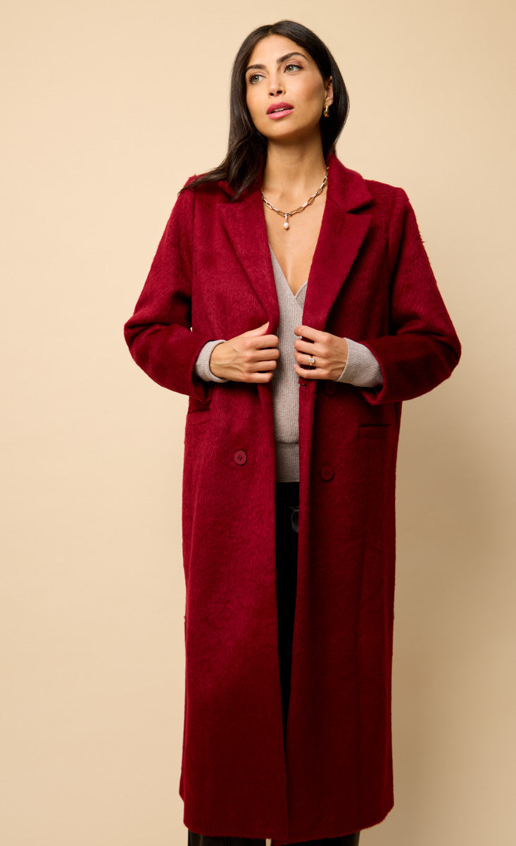 Elea Cherry Coat