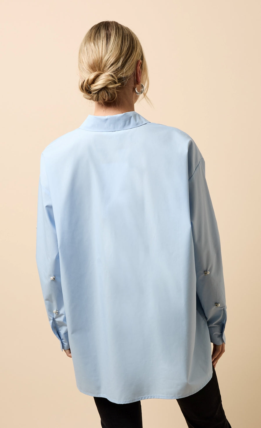 Bronte Blue Embellished Shirt