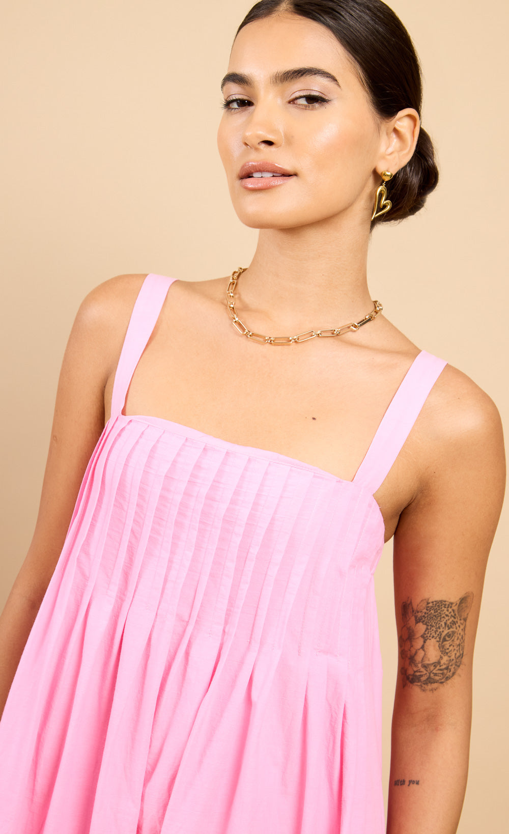 Astrid Pink Embroidered Hem Midaxi Dress Vicky Pattison EDITDressesEmbroidered DressLittle Mistress