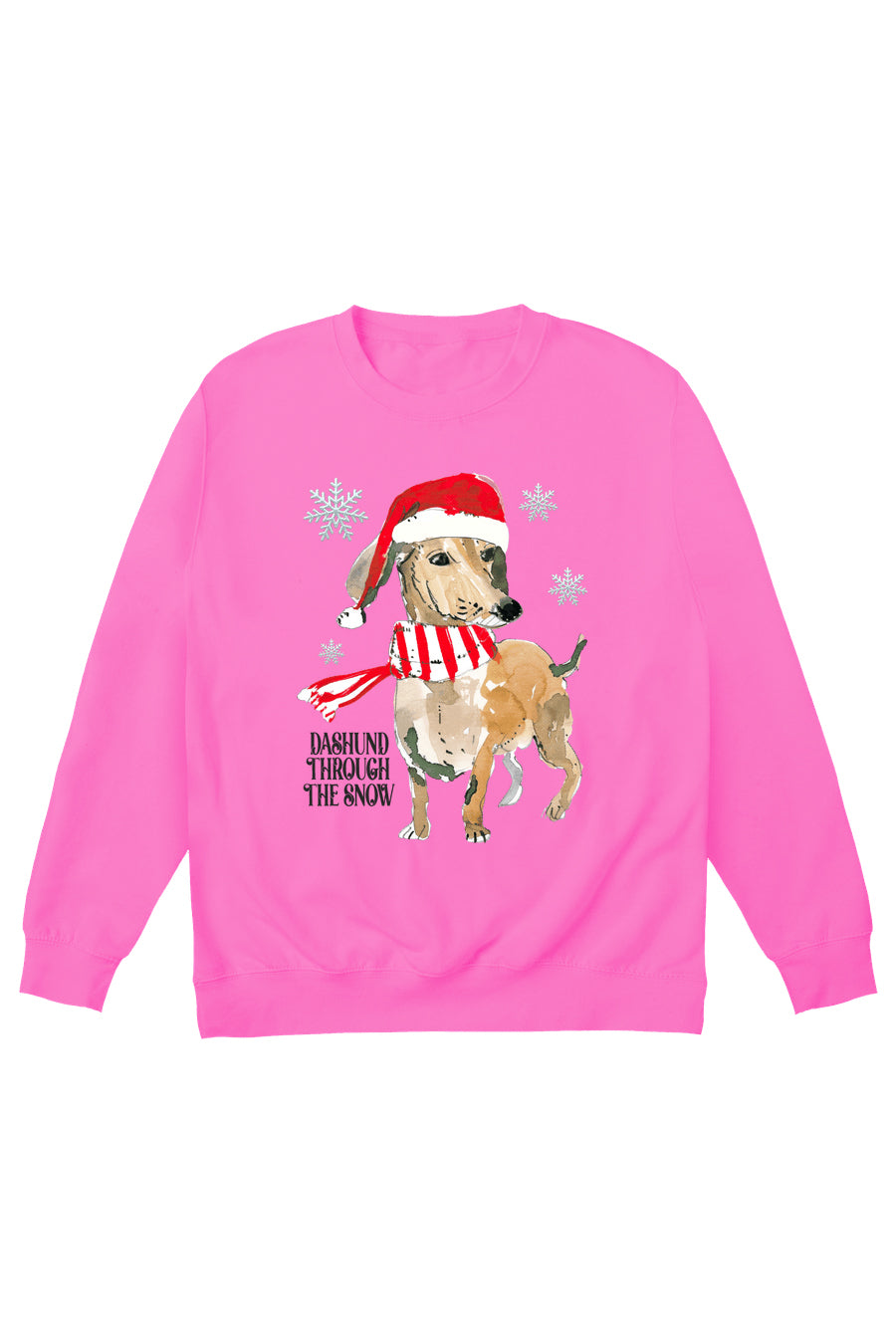 Dashund Through The Snow Jumper