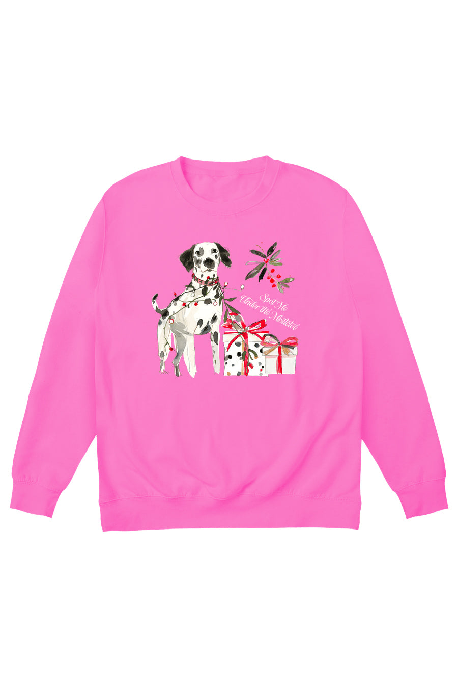 Spot Me Under The Mistletoe Jumper