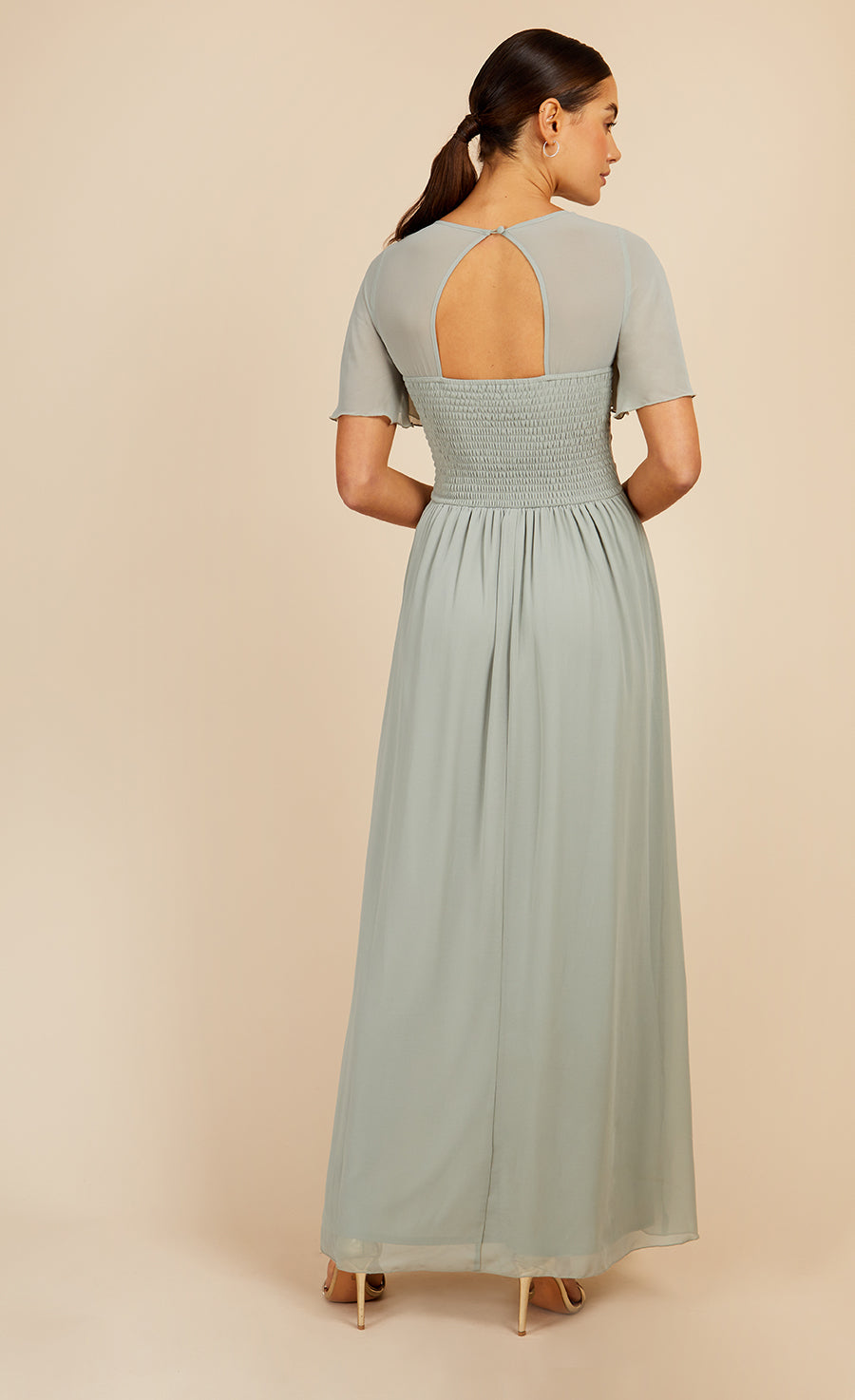 Waterlily Knot Detail Maxi Dress