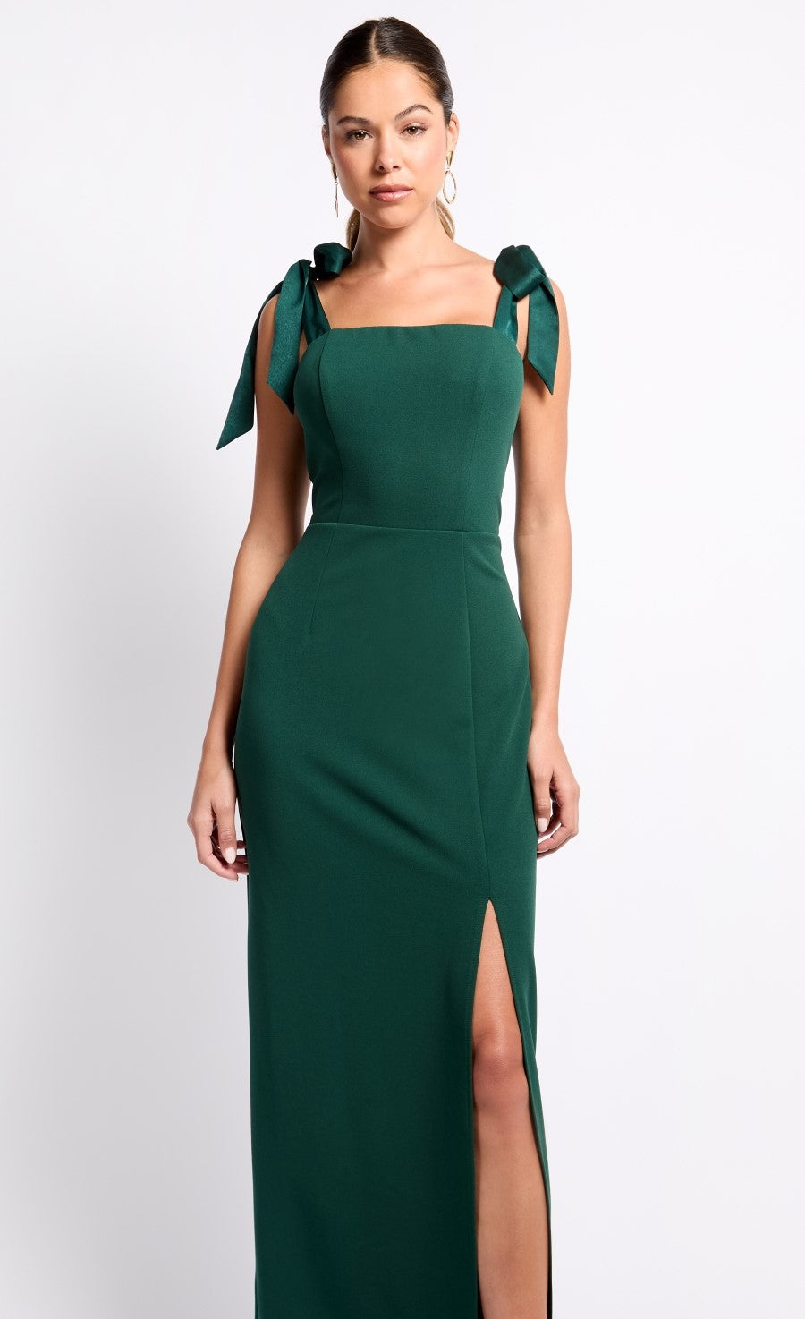 iSKA Green Tie Strap Maxi Dress