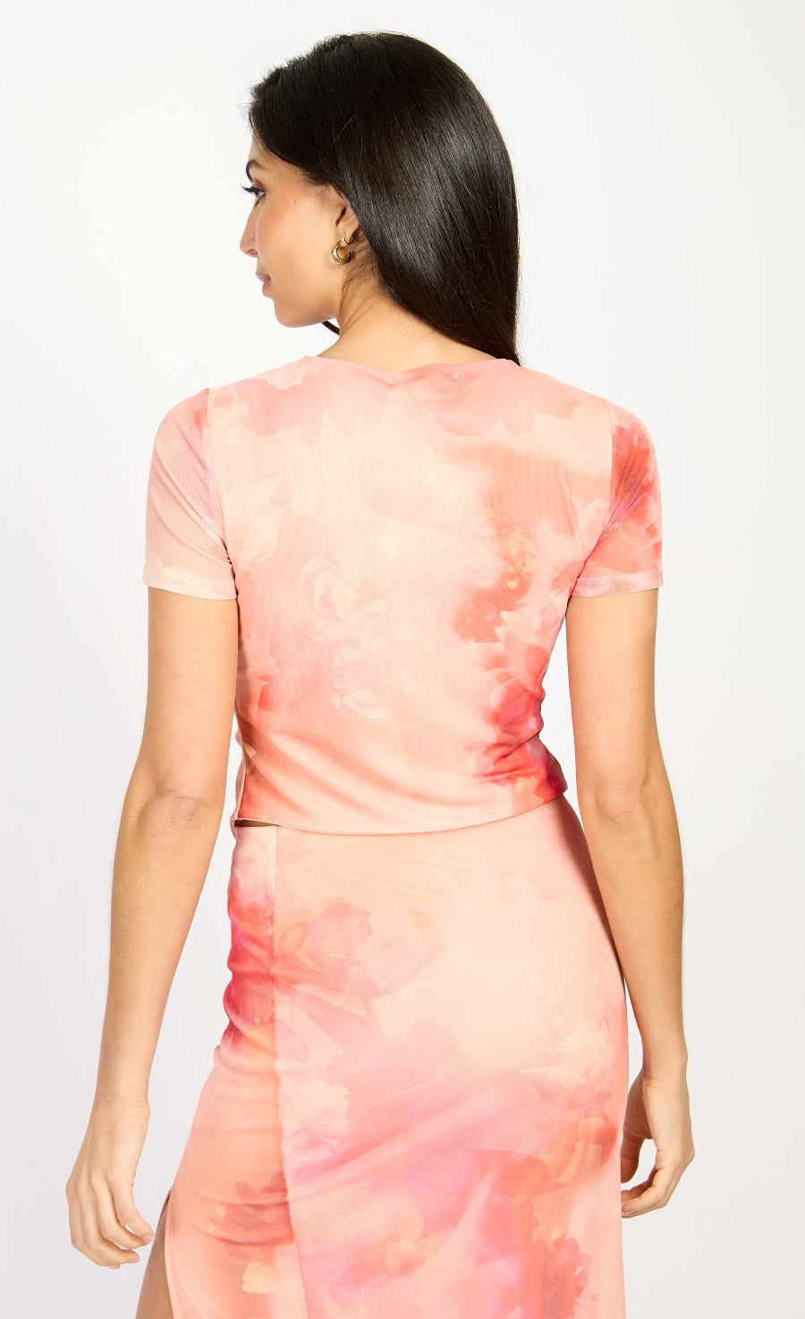 Print Textured Top by Chloe Lewis