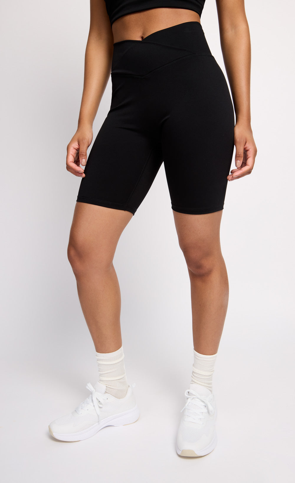 Black Crossover Shorts