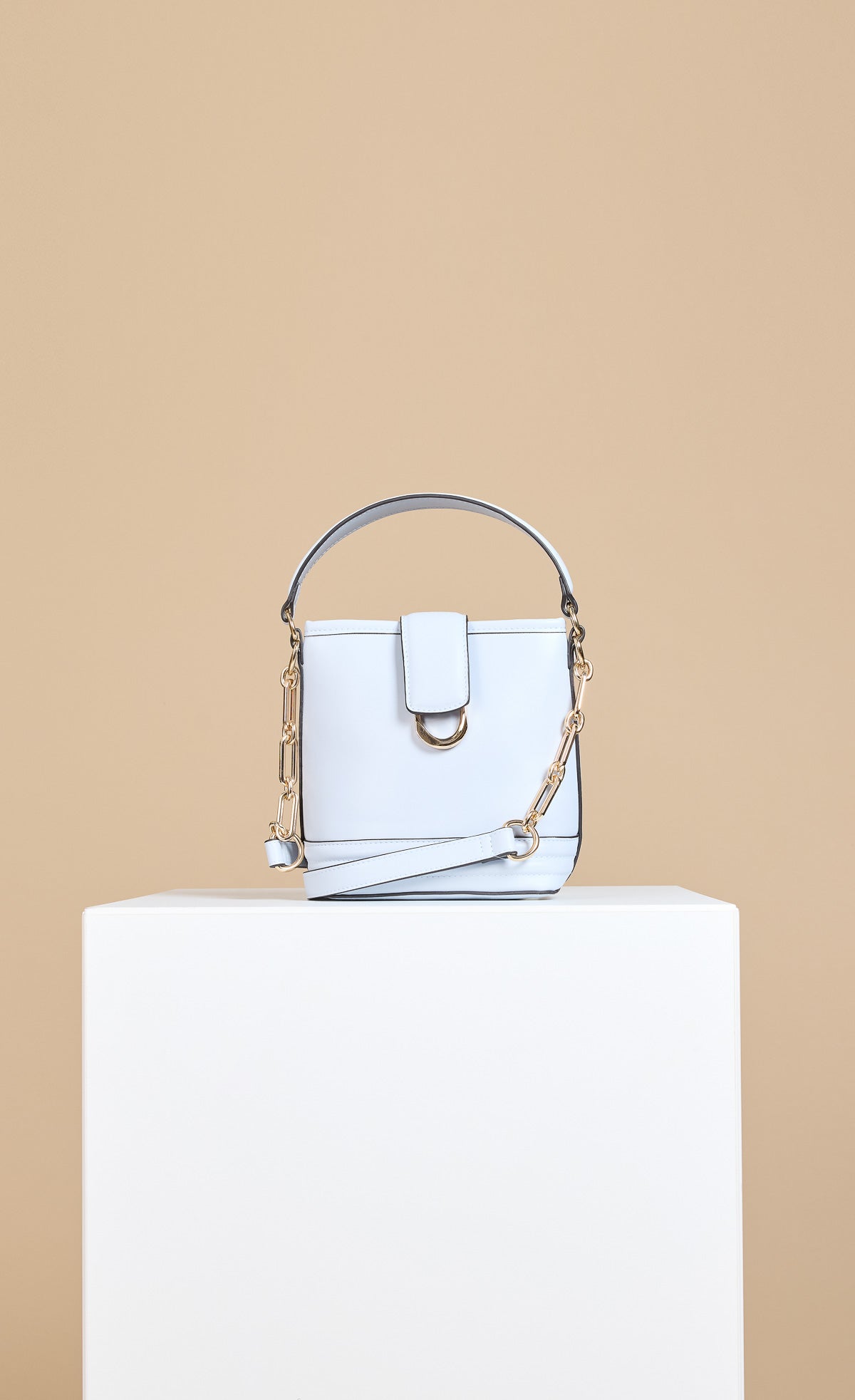 Mini Top Handle Bucket Bag