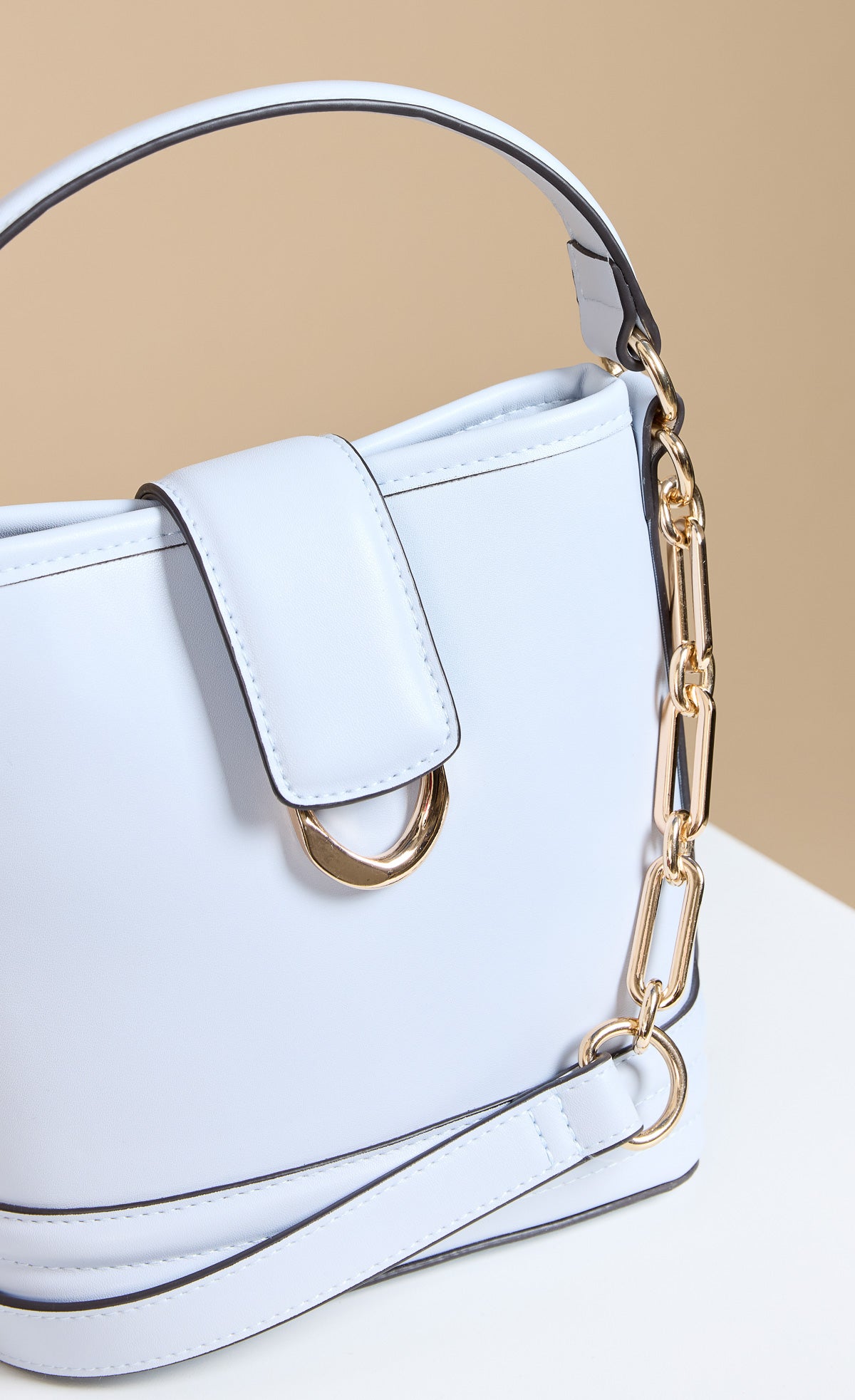 Mini Top Handle Bucket Bag