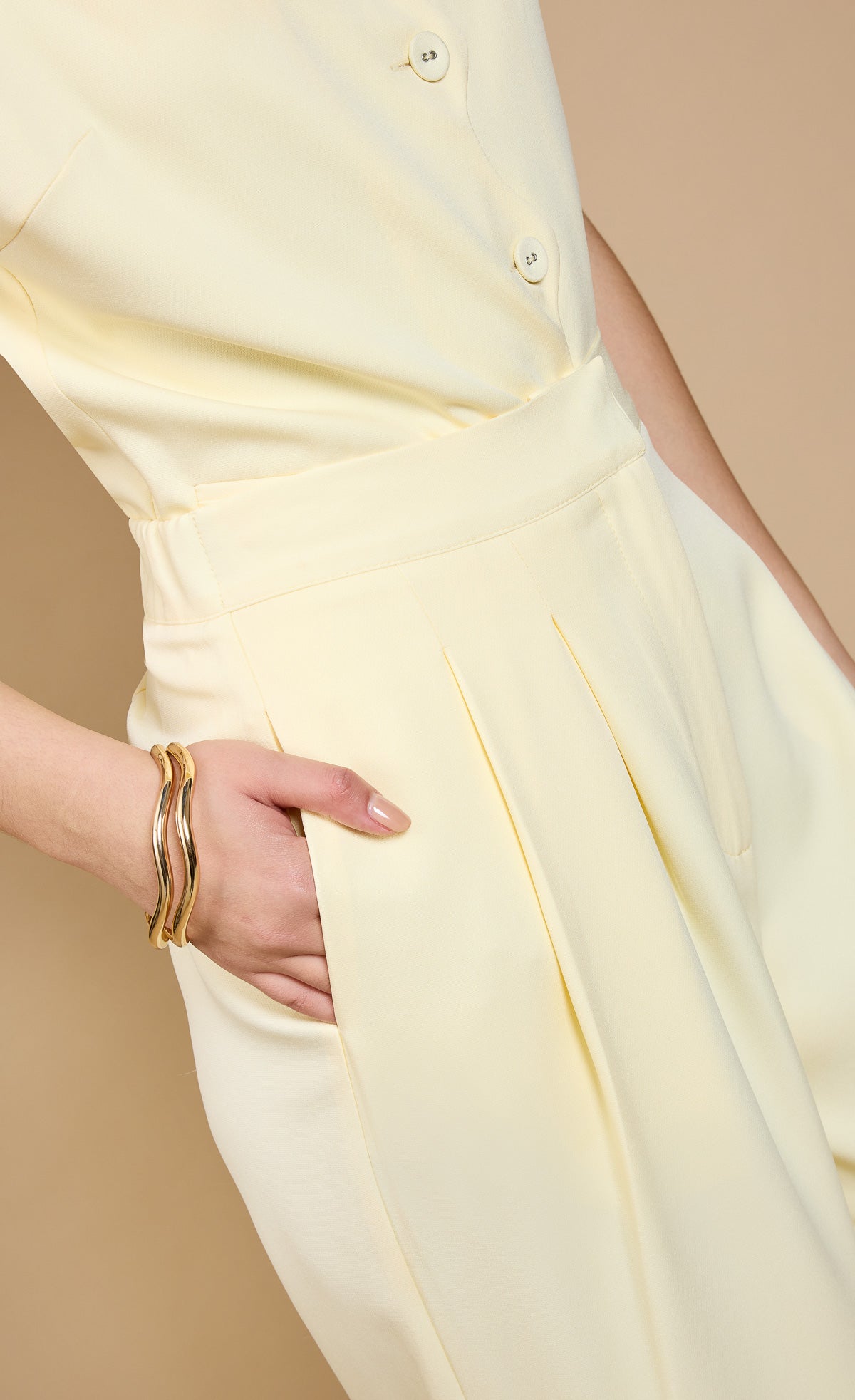 Verity Lemon Wide Leg Trousers