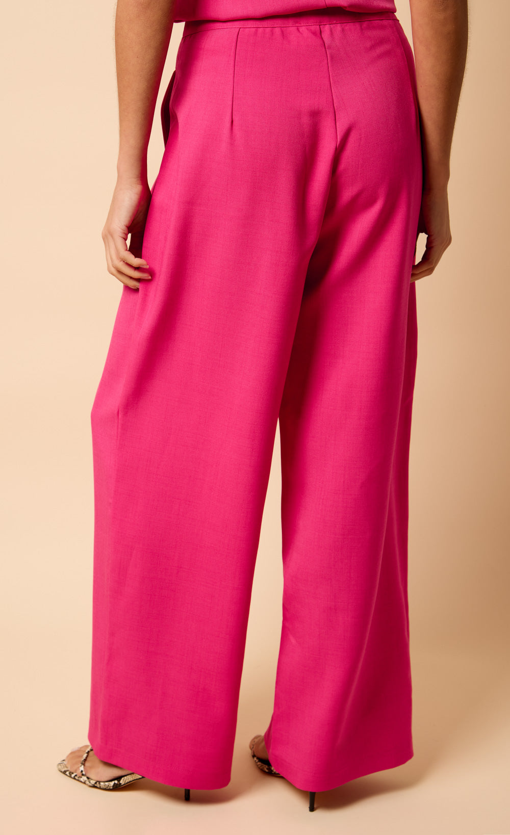 Pink Wide-Leg Trousers by Vicky Pattison