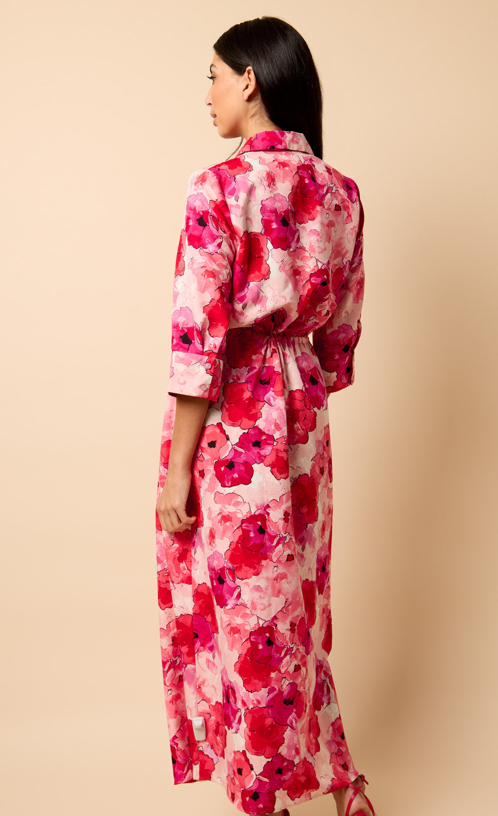 Floral Maxi Shirt Dress by Vicky Pattison