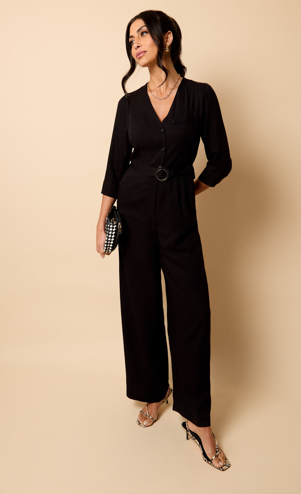 Black Jumpsuit by Vicky Pattison