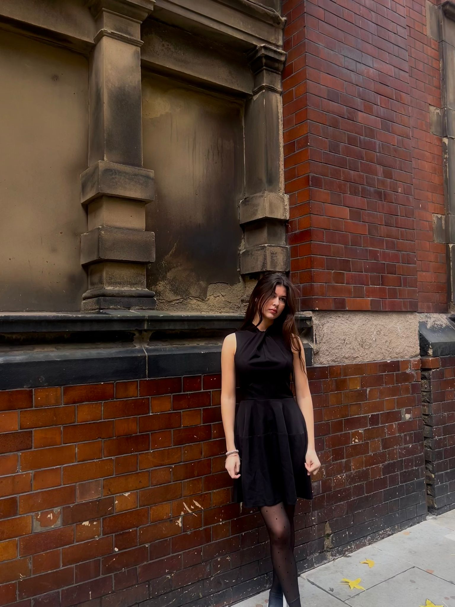 Black Twist Neck Mini Dress Vicky Pattison EDIT