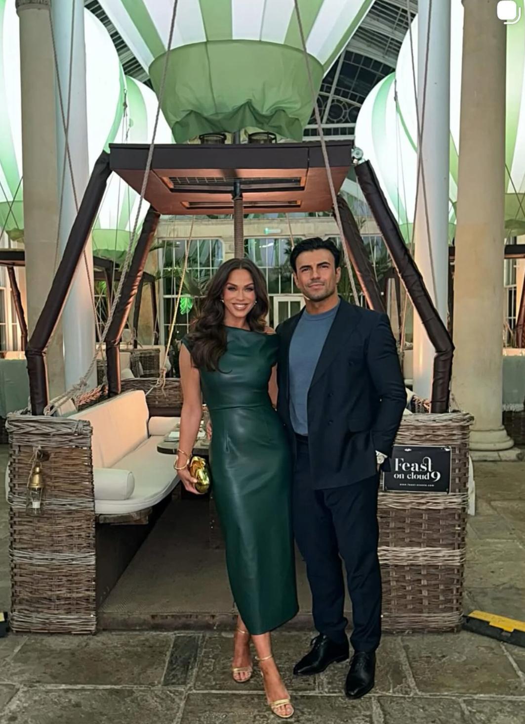 Green PU Asymmetric Neck Midaxi Dress Vicky Pattison EDIT