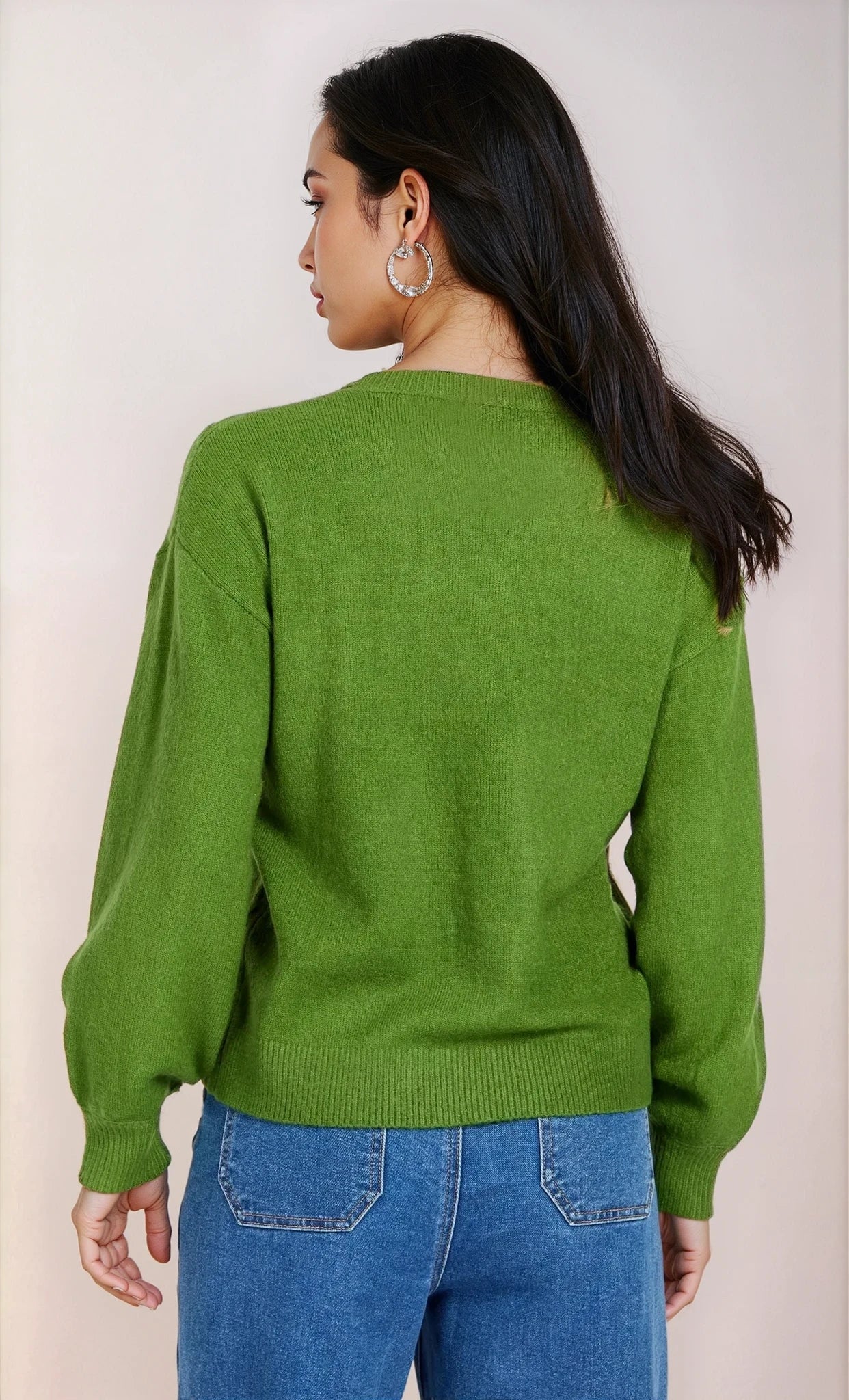 Green Knitted Jumper
