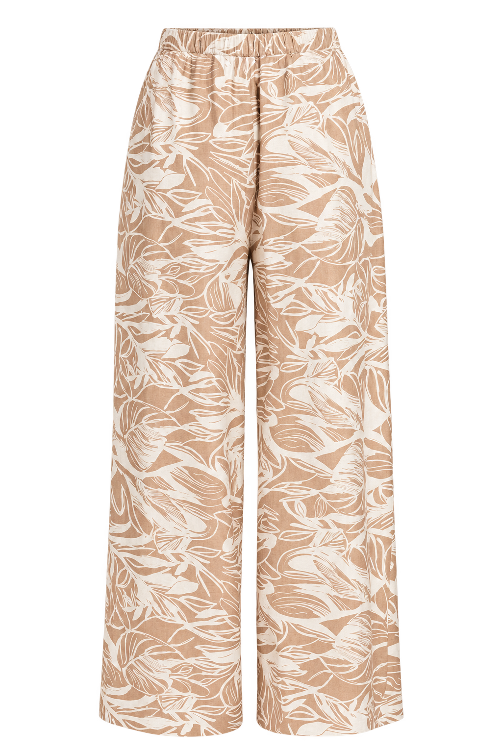 Bonheur Leaf Print Trousers