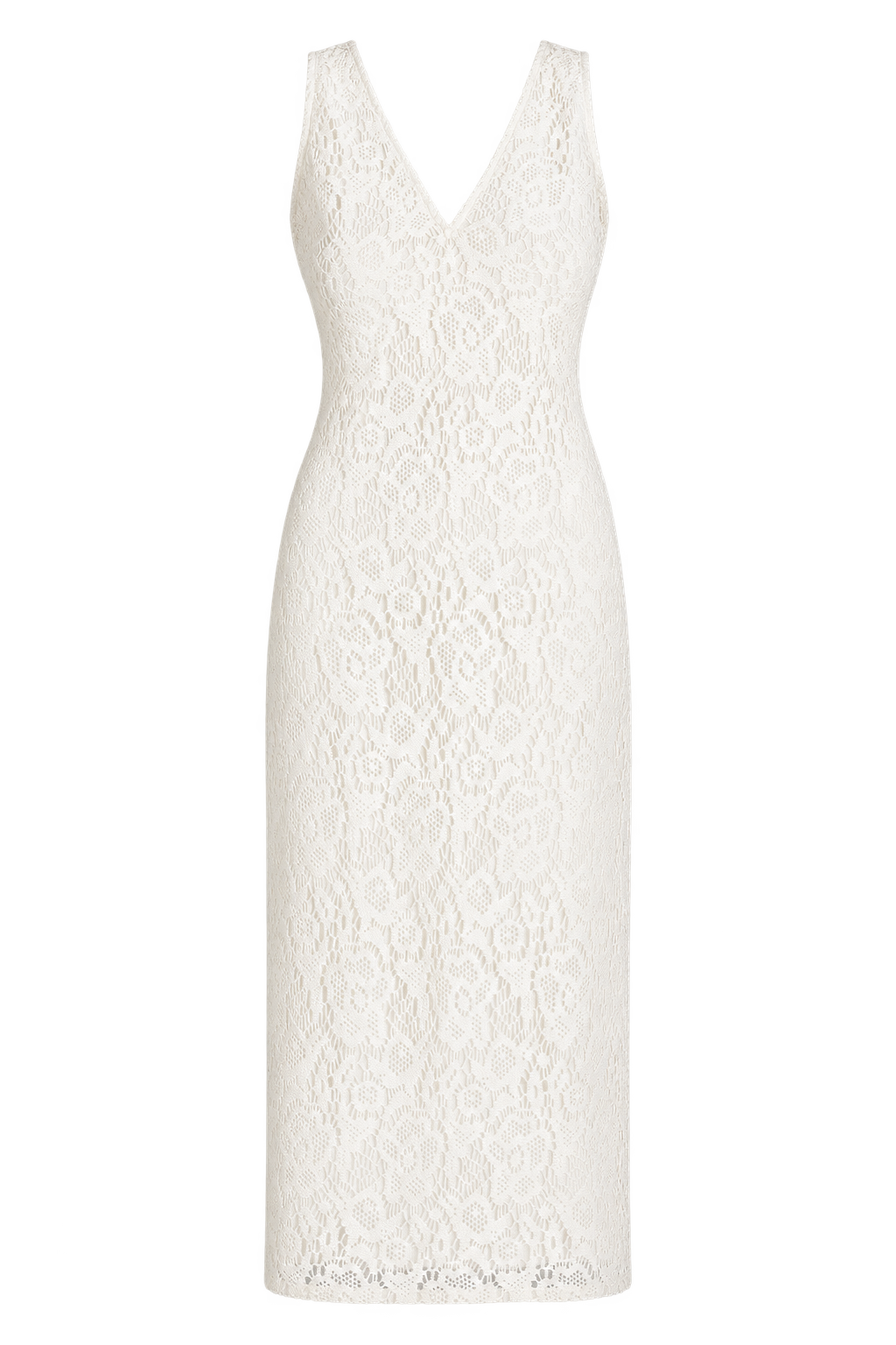 Calypso Cream Crochet Midaxi Dress