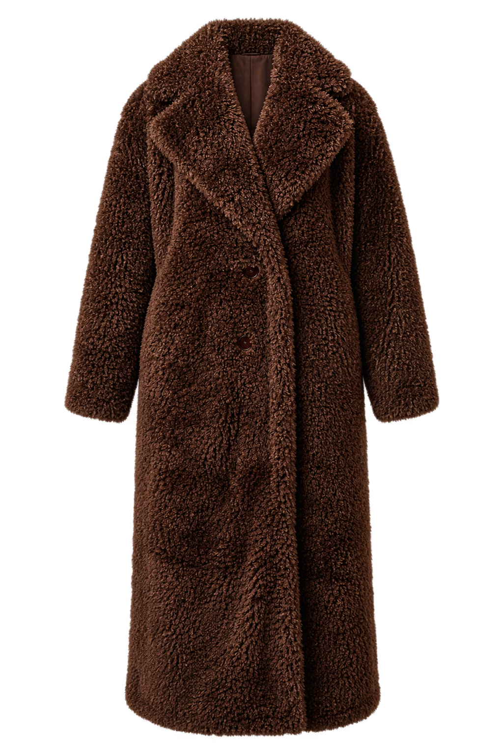 Jolie Chocolate Faux Fur Coat