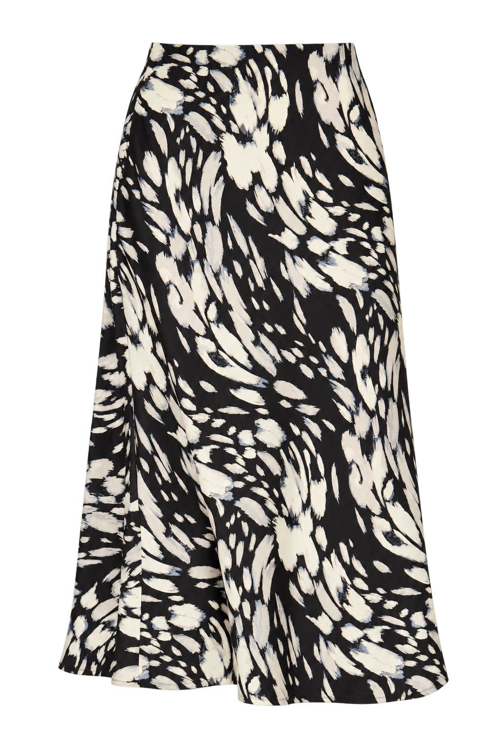Doreen Animal Print Midi Slip Skirt