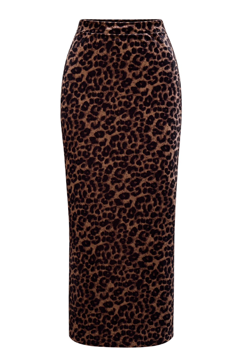 Honor Leopard Print Velvet Midaxi Skirt by Vicky Pattison