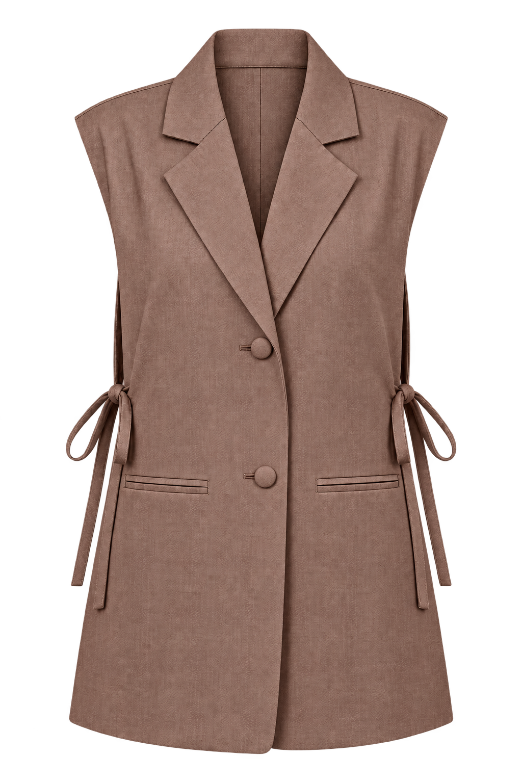 Rosia Mink Side Tie Waistcoat