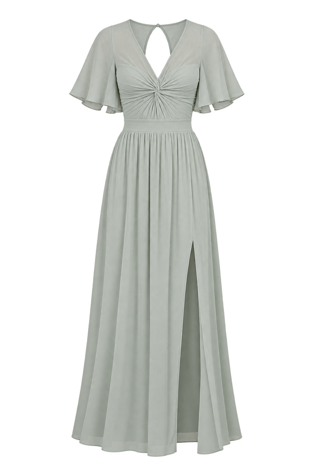 Waterlily Knot Detail Maxi Dress