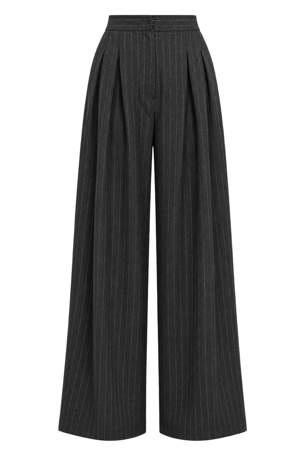 Lobelia Charcoal Grey Pinstripe Trousers