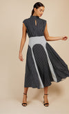 Mono Spot Mix Midaxi Dress by Vogue Williams