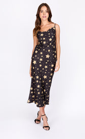 iSKA Star Print Satin Cami TopClothing TopsCamiLittle Mistress