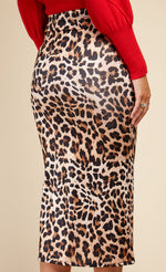 Leopard Bodycon Midi Skirt by Vogue Williams