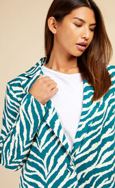 Zebra Print BlazerCoats & JacketsBlazerLittle Mistress