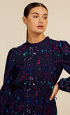 Navy Star Print Mini Dress by Vogue Williams