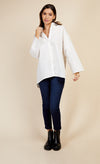 White Oversized Shirt by Vogue Williams
