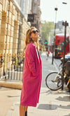 Pink Oversized Coat by Vogue Williams