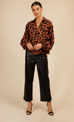 Leopard Print Blouse by Vogue Williams